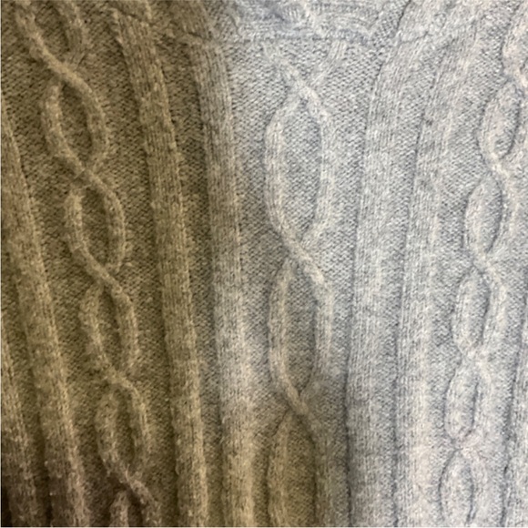 ALO Yoga Women's Cable Knit Winter Bliss Hoodie and Skirt Set - Gray - Picture 10 of 11